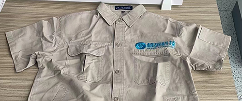 工作服定制胸前印logo 工作服定制胸前印logo
