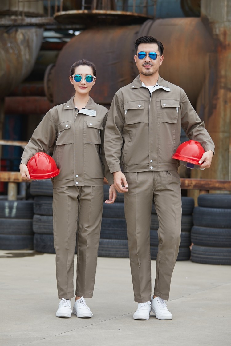 滌棉長(zhǎng)袖工作服定做