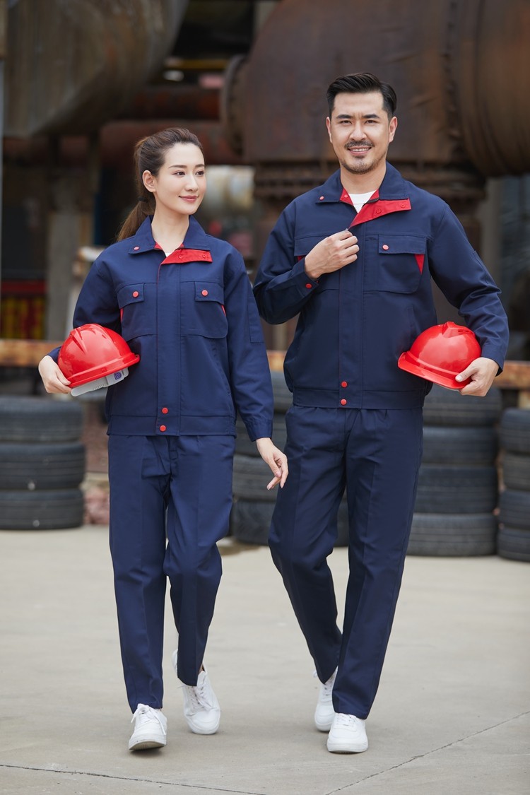 滌棉長(zhǎng)袖工作服定做