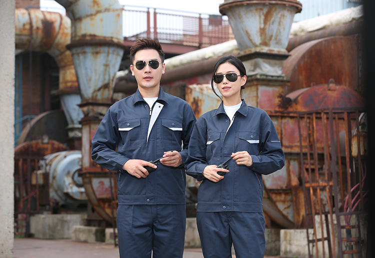 HTSD-W301━━W307春秋滌棉長(zhǎng)袖工作服